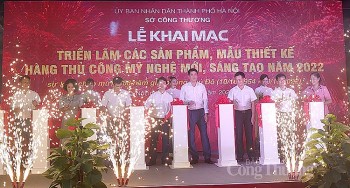 Hà Nội: Khai mạc Triển lãm sản phẩm thủ công mỹ nghệ mới, sáng tạo năm 2022