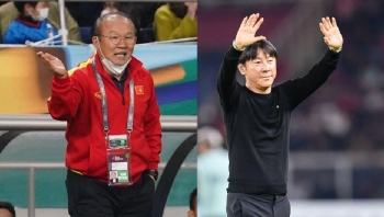 HLV Park Hang Seo lép vế về thành tích đối đầu trước đồng nghiệp Shin Tae Yong