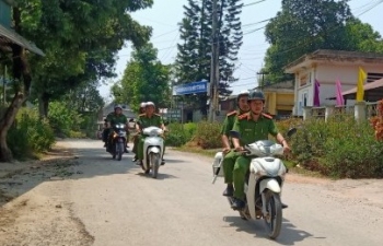 Công an huyện Bảo Thắng đảm bảo cho Nhân dân  vui xuân, đón tết an toàn