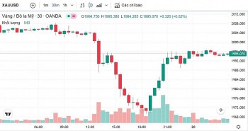 Giá vàng hôm nay 20/4: Vàng SJC tiếp tục rớt khỏi mốc 67 triệu đồng