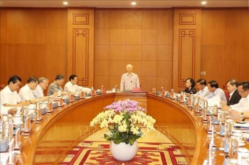 Tổng Bí thư Nguyễn Phú Trọng chủ trì họp Thường trực BCĐ Trung ương về phòng, chống tham nhũng, tiêu cực