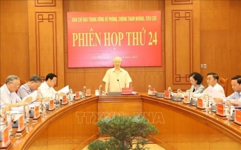 Tổng Bí thư chủ trì Phiên họp thứ 24 Ban Chỉ đạo Trung ương về phòng, chống tham nhũng, tiêu cực