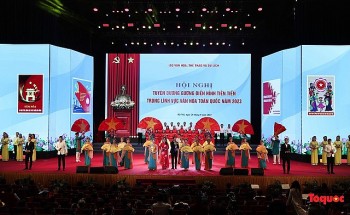 Hội nghị Tuyên dương gương điển hình tiên tiến trong lĩnh vực văn hóa toàn quốc năm 2023