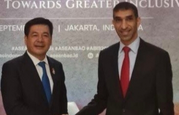 ASEAN-43: Bộ trưởng Nguyễn Hồng Diên  tiếp Quốc vụ khanh Bộ Kinh tế các Tiểu vương quốc Ả rập Thống nhất