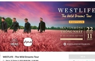 Cảnh báo lừa đảo bán vé concert Westlife qua website giả mạo