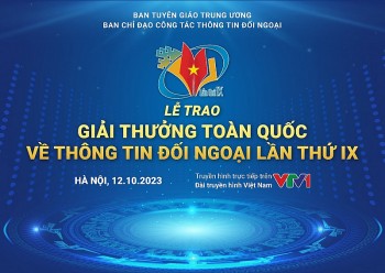 Giải thưởng toàn quốc về thông tin đối ngoại lần thứ IX