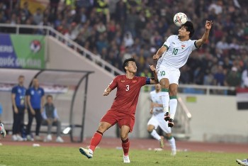 Tuyển Việt Nam thua Iraq đầy tiếc nuối ở những phút bù giờ cuối cùng