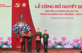 Thương hiệu Thể Công chính thức trở lại với bóng đá Việt Nam