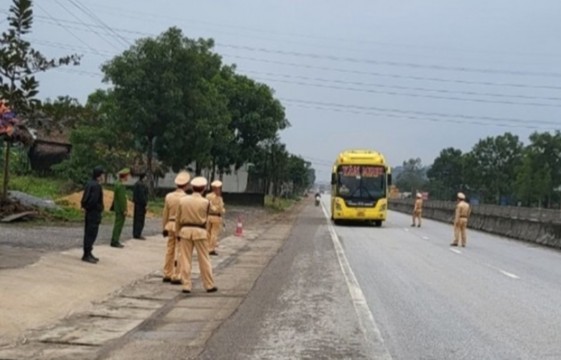 Thanh Hóa: Tuần tra, kiểm soát xử lý vi phạm trật tự, an toàn giao thông liên tuyến Quốc lộ 1