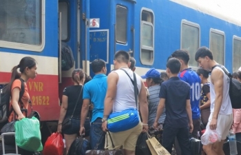 Ngành đường sắt tiếp tục bổ sung 7.000 vé tàu đi các địa phương