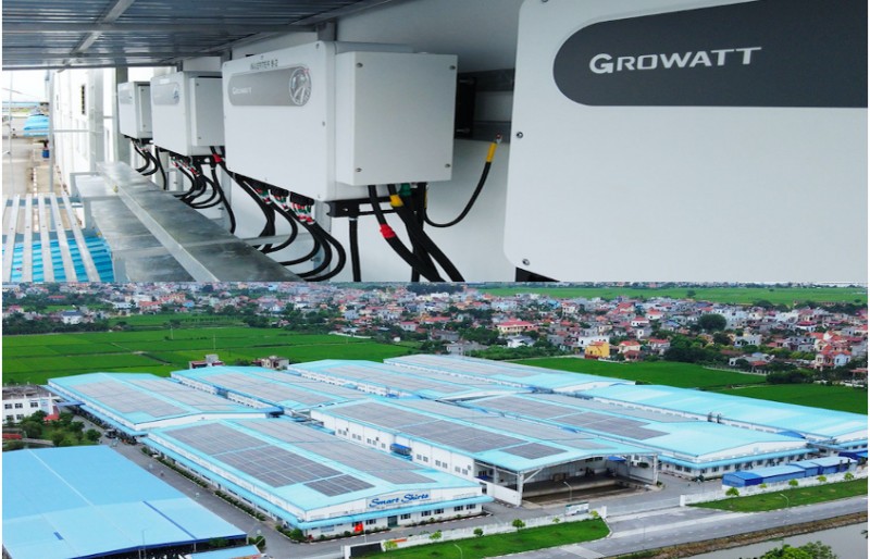 Growatt đồng hành cùng đối tác nhà máy dệt may cung cấp các giải pháp điện mặt trời mái nhà