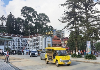 Lào Cai: Chấn chỉnh hoạt động kinh doanh vận tải hành khách bằng xe điện