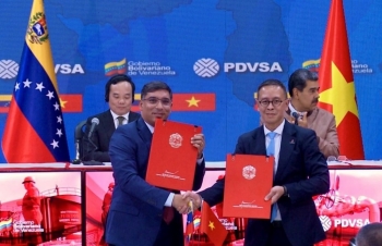 Đoàn công tác của Petrovietnam làm việc tại Venezuela