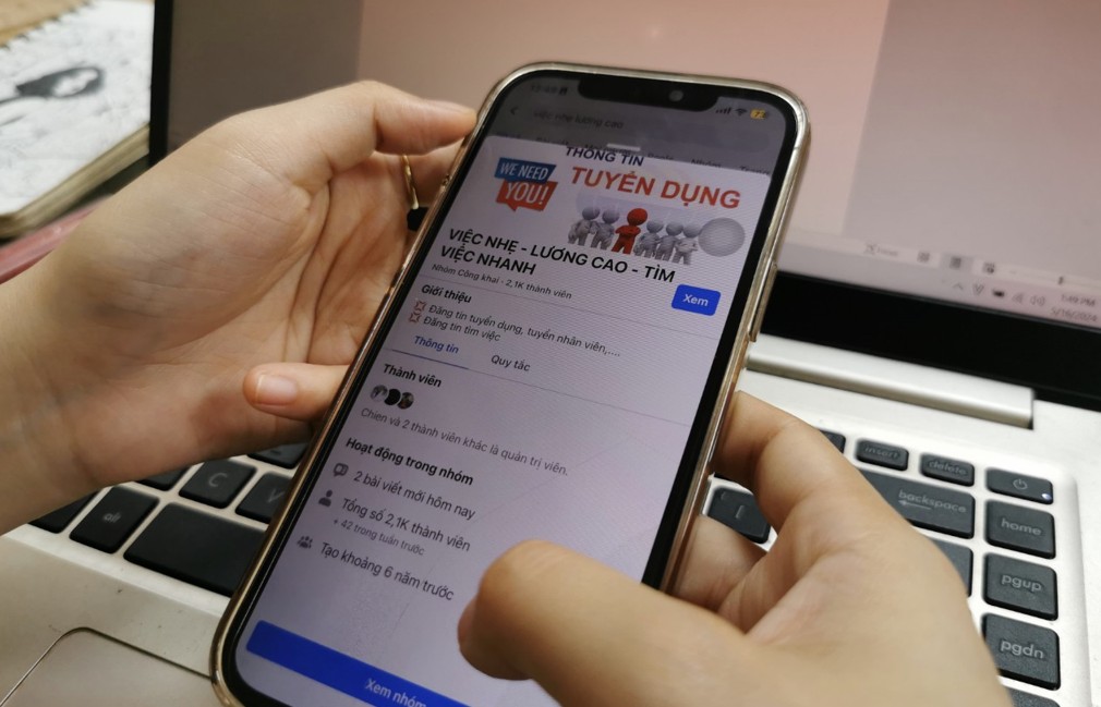 Dính bẫy hoa hồng CTV online, người phụ nữ Hà Nội bị lừa 200 triệu đồng