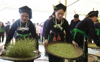 Lào Cai: Nghề đan lát, dệt thổ cẩm và làm cốm tại huyện Bảo Yên được công nghận nghề truyền thống