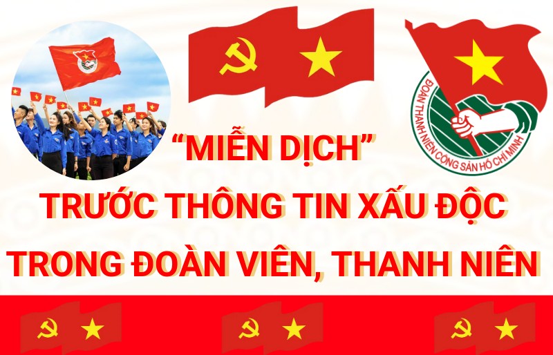 Infographic: Hình thành khả năng ''miễn dịch'' trước thông tin xấu, độc cho Đoàn viên, thanh niên