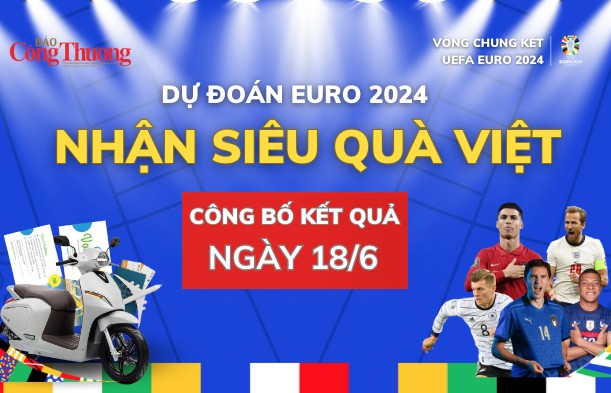Công bố kết quả ''Dự đoán EURO - Nhận siêu quà Việt'' ngày 18/6