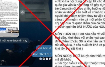 Tung tin sai sự thật về việc lộ đề thi tốt nghiệp THPT 2024 bị xử lý thế nào?