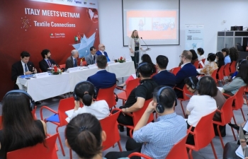 Việt Nam và Italia còn nhiều cơ hội hợp tác trong lĩnh vực dệt may