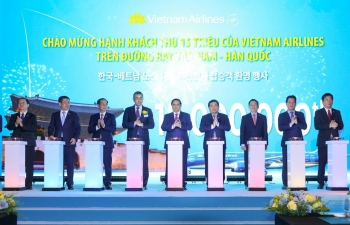 Vietnam Airlines ghi dấu cột mốc 30 năm đường bay Việt Nam - Hàn Quốc