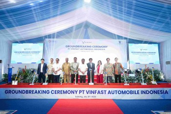 Vinfast chính thức động thổ nhà máy lắp ráp xe điện tại Indonesia