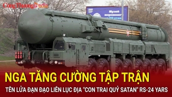 Nga tăng cường tập trận tên lửa đạn đạo liên lục địa 'con trai quỷ satan' RS-24 Yars