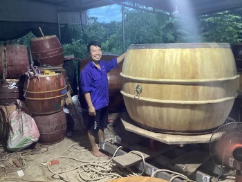 Trống truyền thống Đọi Tam vang tiếng trên quê hương mới Yên Bái