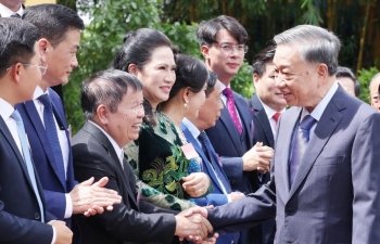 Tổng Bí thư, Chủ tịch nước Tô Lâm tiếp đoàn Hiệp hội Doanh nghiệp nhỏ và vừa Việt Nam