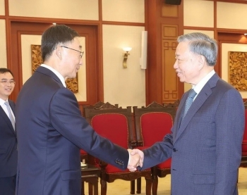 Tổng Bí thư, Chủ tịch nước Tô Lâm tiếp Bí thư Khu ủy Quảng Tây của Trung Quốc