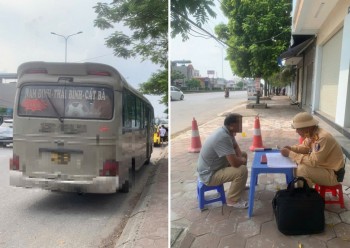 Hải Phòng: Công an làm việc với tài xế xe khách 29 chỗ nhồi nhét 40 người dịp lễ 2/9
