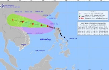 Cập nhật cơn bão số 3 trên Biển Đông ngày 4/9: 'Siêu bão' Yagi mạnh cấp 16, sóng cao đến 12m