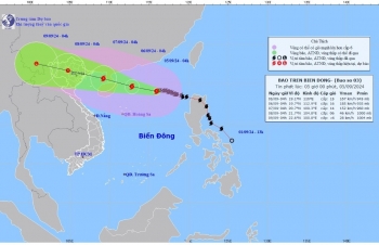 Tin cơn bão số 3 trên Biển Đông ngày 5/9: Sức gió mạnh nhất giật trên cấp 17, biển động dữ dội