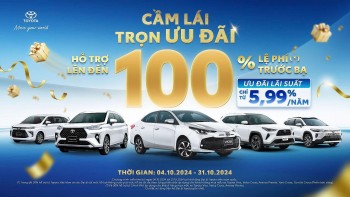 Ngập tràn khuyến mại cùng chương trình 'Cầm lái trọn ưu đãi' của Toyota Việt Nam