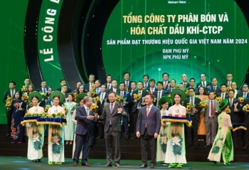 Đạm Phú Mỹ và NPK Phú Mỹ tiếp tục được công nhận là 'Thương hiệu quốc gia'