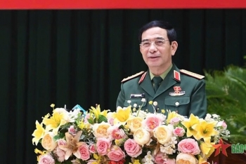 Đại tướng Phan Văn Giang tiếp xúc cử tri tại tỉnh Thái Nguyên