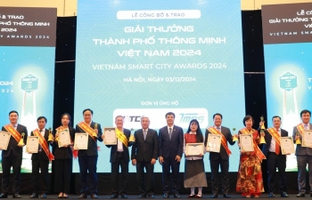19 đơn vị và tổ chức đoạt giải thưởng Thành phố thông minh Việt Nam 2024