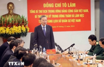 Tổng Bí thư Tô Lâm: Bảo tàng Lịch sử Quân sự Việt Nam là 'địa chỉ đỏ' để học tập