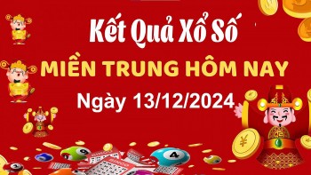 XSMT 13/12, Kết quả xổ số miền Trung hôm nay 13/12/2024, xổ số miền Trung ngày 13 tháng 12, trực tiếp XSMT