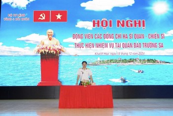Vùng 4 Hải quân động viên cán bộ, chiến sỹ ra công tác Trường Sa