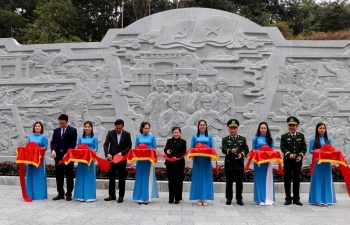 Lai Châu: Khánh thành Nhà bia ghi tên các anh hùng liệt sĩ xã Ma Li Pho