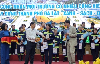 Lâm Đồng: Tôn vinh công nhân môi trường có nhiều cống hiến