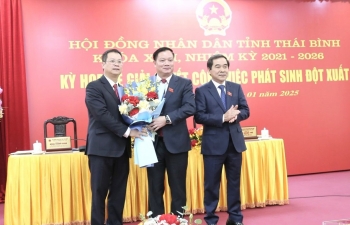 Ông Nguyễn Mạnh Hùng giữ chức Chủ tịch UBND tỉnh Thái Bình