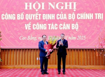 Ông Quản Minh Cường được bầu giữ chức Bí thư Tỉnh ủy Cao Bằng