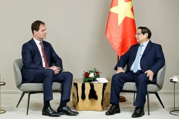 Thủ tướng Phạm Minh Chính tiếp lãnh đạo Tập đoàn Skoda và Tập đoàn PPF