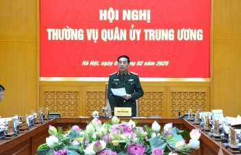 Đại tướng Phan Văn Giang chủ trì Hội nghị Thường vụ Quân ủy Trung ương