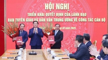 Công bố quyết định nhân sự tại Ban Tuyên giáo và Dân vận Trung ương
