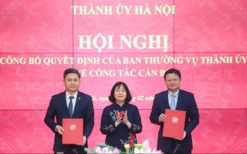 Nhân sự 13/2: Thành ủy Hà Nội có nhiều nhân sự mới