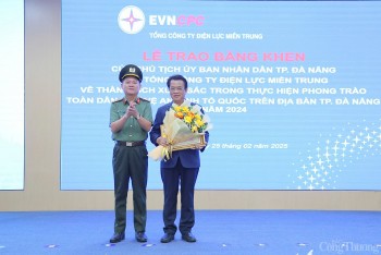 EVNCPC nhận bằng khen về phong trào 'Toàn dân bảo vệ an ninh Tổ quốc'