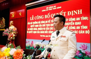 Công an tỉnh Thái Bình chính thức công bố bỏ cấp huyện