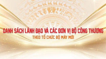 Infographic | Danh sách lãnh đạo và các đơn vị Bộ Công Thương theo bộ máy mới